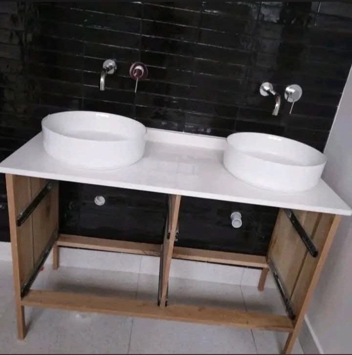 Bathroom Countertops installation by BMB Granite