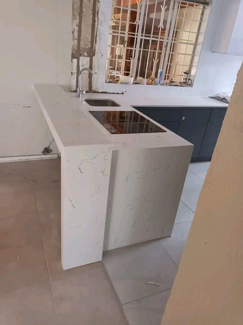 Kitchen Islands installation by BMB Granite