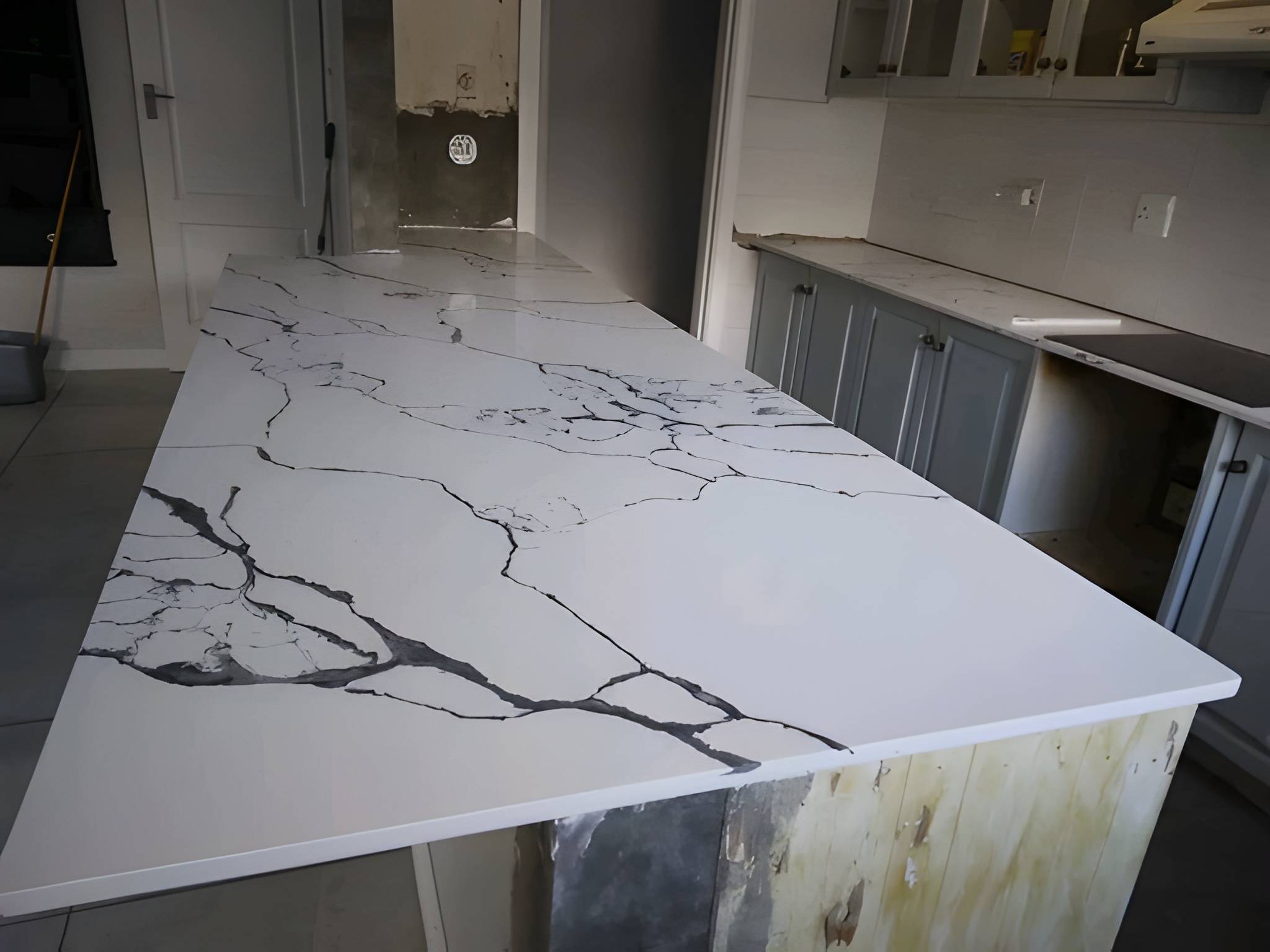 Quartz Countertops installation by BMB Granite