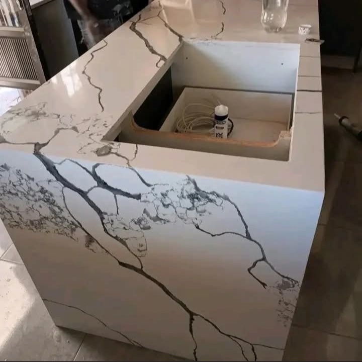 Kitchen Countertops installation by BMB Granite