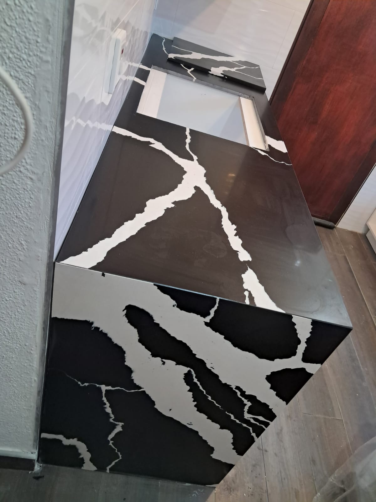 Bathroom Vanities installation by BMB Granite