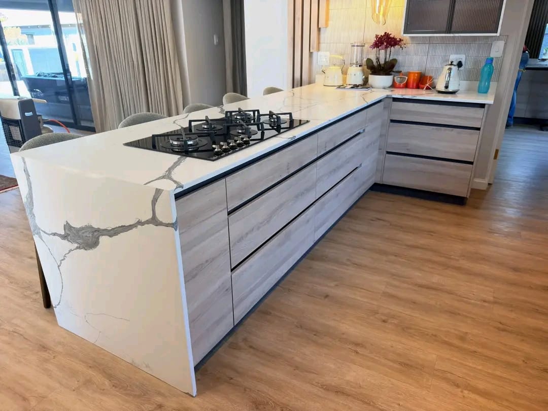 Kitchen Countertops installation by BMB Granite