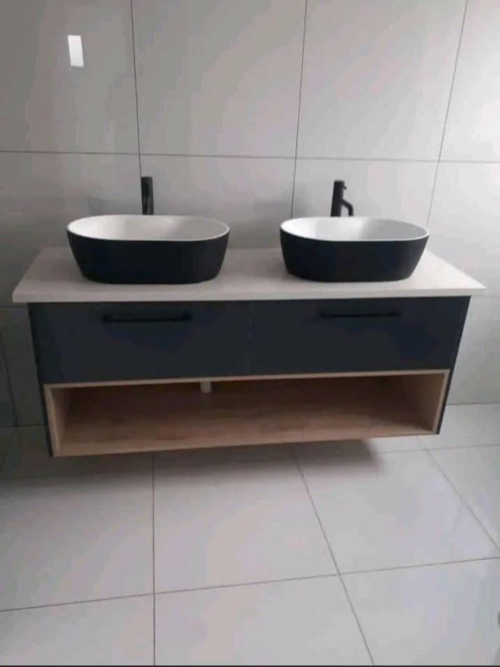 Bathroom Vanities installation by BMB Granite