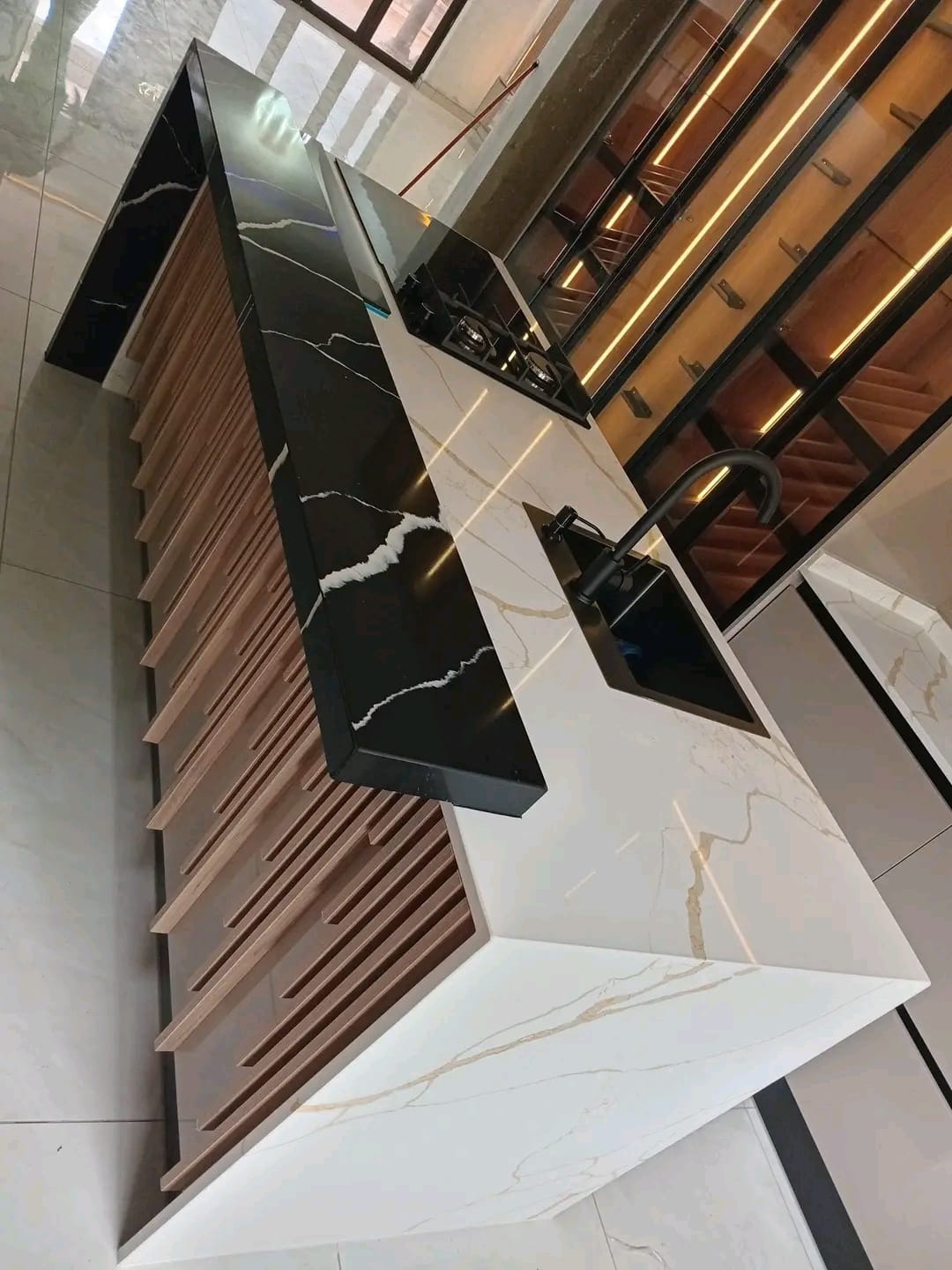 Kitchen Countertops installation by BMB Granite
