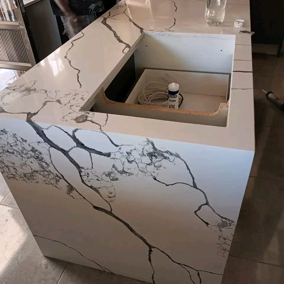 Kitchen Countertops installation by BMB Granite
